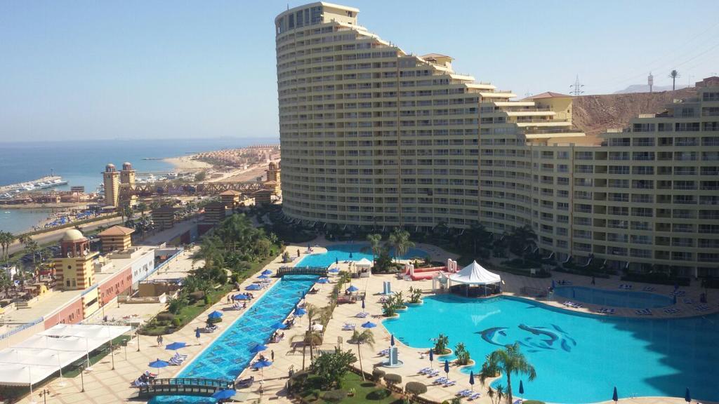 Porto Sokna With Sea View Pyramids Apartments Family Only Ain Sukhna Dış mekan fotoğraf